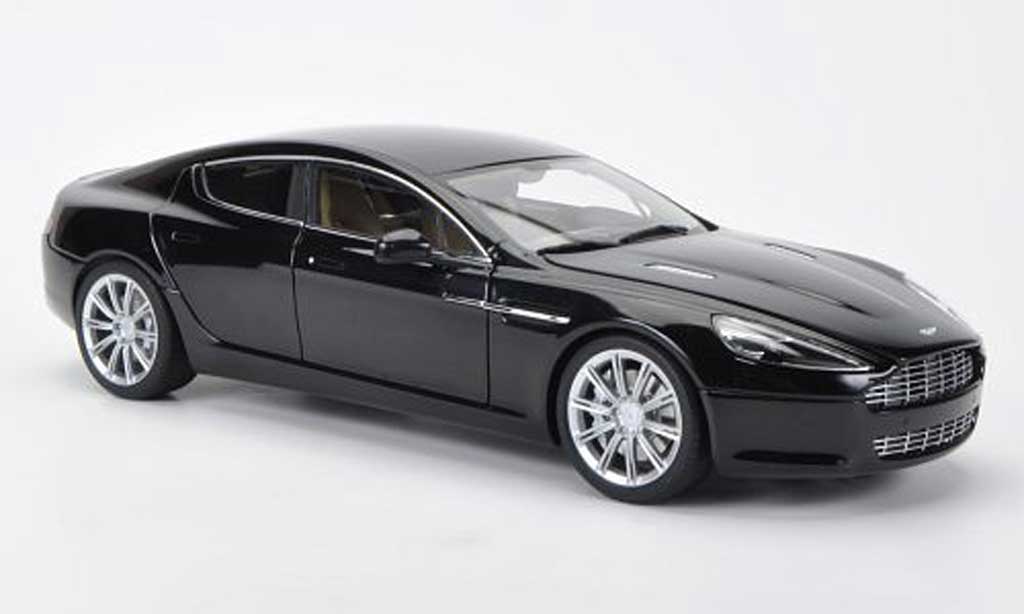 Aston Martin Rapide 1/18 Autoart black LHD 2010 diecast model cars