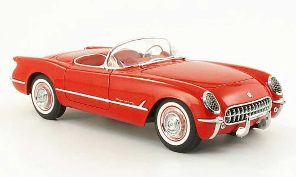 Chevrolet Corvette C1 1/18 Autoart C1 red 1954 diecast model cars