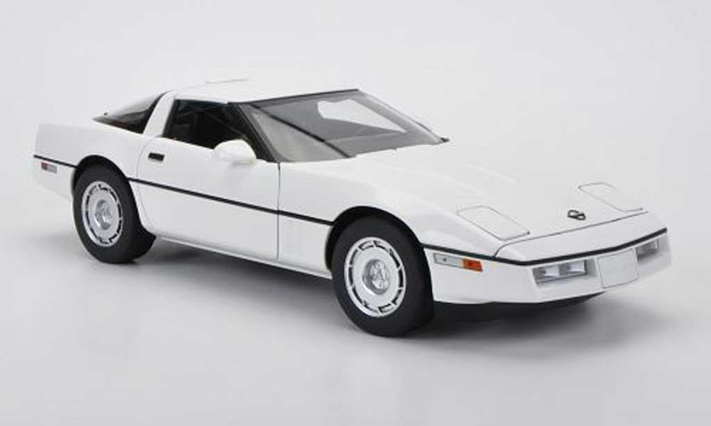 Chevrolet Corvette C4 1/18 Autoart C4 C4 white diecast model cars