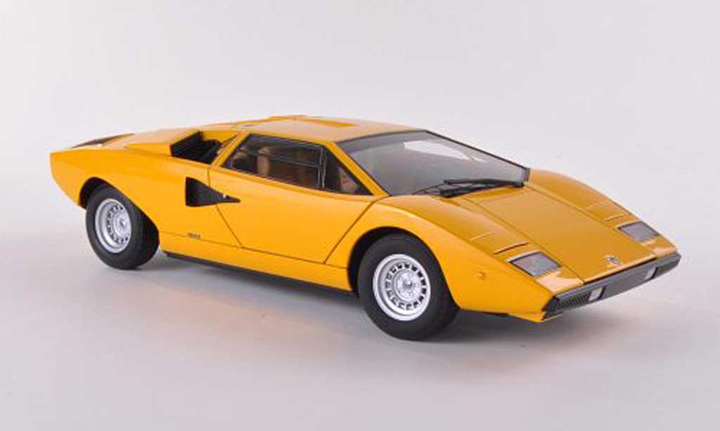 Lamborghini Countach LP 400 1/18 Autoart LP 400 yellow 1974 diecast model cars