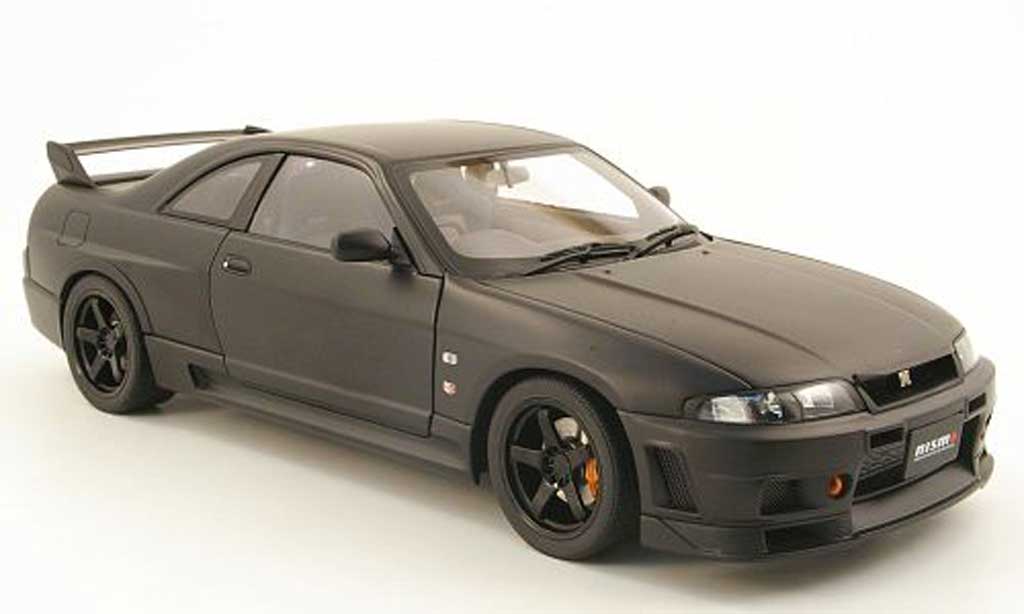 Nissan Skyline R33 1/18 Autoart R33 gt-r r-tune black mat 1996 diecast model cars
