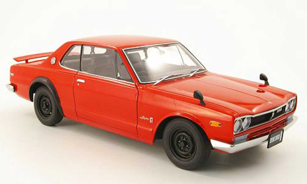 Nissan Skyline 2000 1/18 Autoart 2000 gt-r (kpgc 10) red 1969 diecast model cars