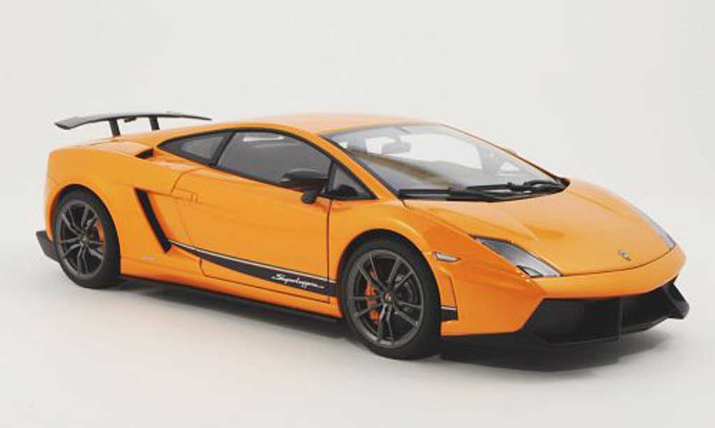 Lamborghini Gallardo Superleggera 1/18 Autoart Superleggera LP570-4 orange 2010 diecast model cars