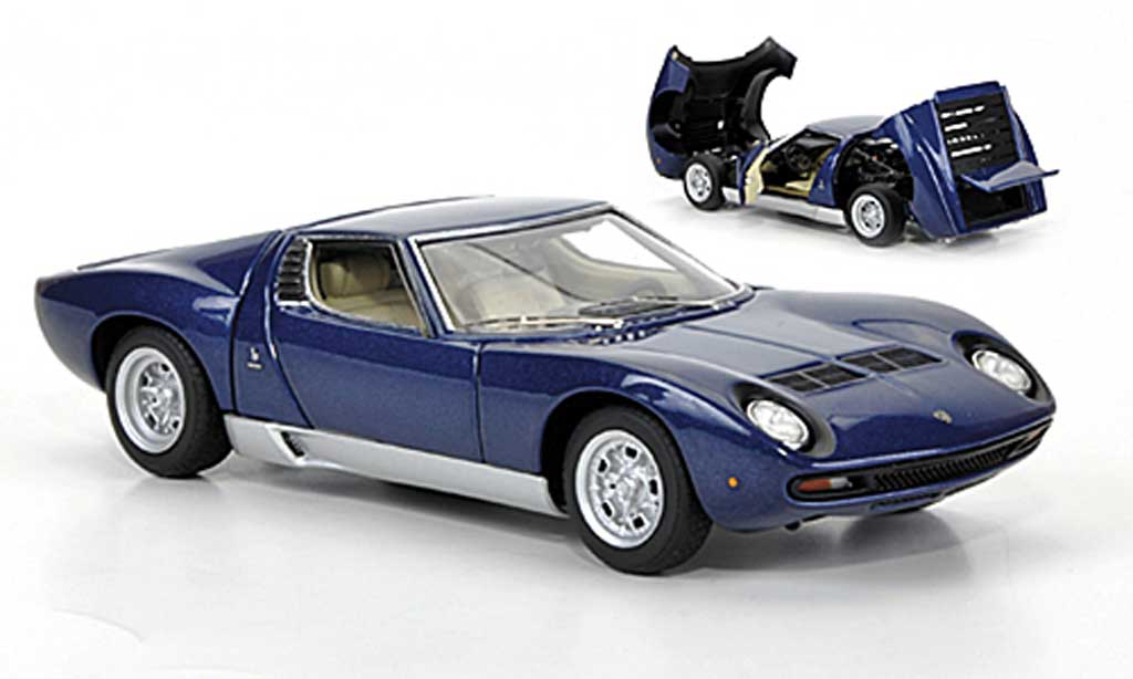 Lamborghini Miura SV 1/43 Autoart SV blue 1971 diecast model cars