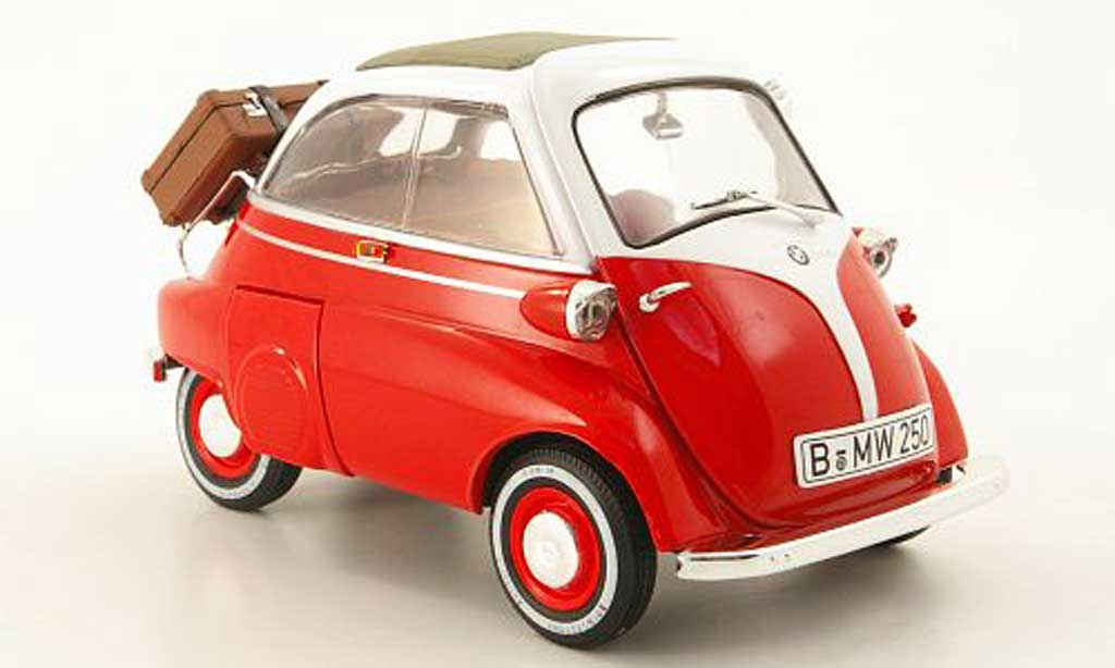 Bmw Isetta 1/18 Revell 250 red/white diecast model cars