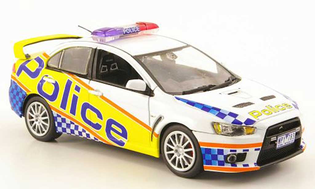 Mitsubishi Lancer Evolution X 1/43 Vitesse Evolution X Australien Victoria Police 2009 diecast model cars