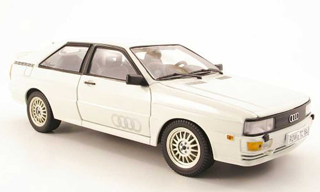 Audi Quattro 1/18 Sun Star blanc 1981 diecast model cars