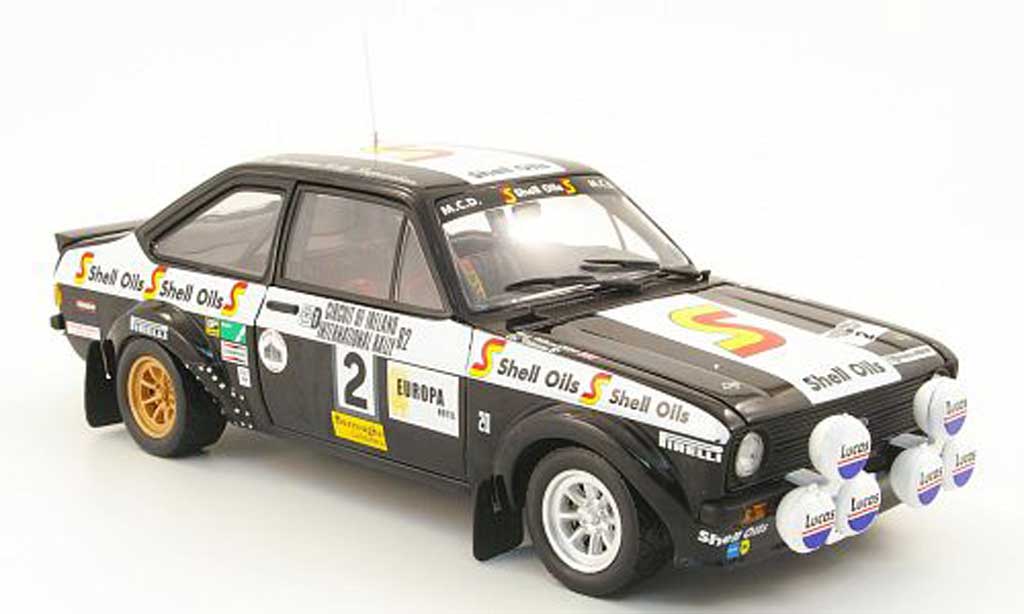 Ford Escort MK2 1/18 Sun Star MK2 rs1800 no.2 s oils cicuit of ireland 1982 a.vatanen / n.wilson diecast model cars