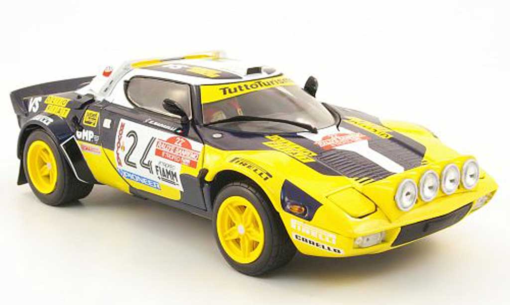 Lancia Stratos Rallye 1/18 Sun Star Rally hf no.24 olio fiat rallye san remo 1980 f.tabaton / e.radaelli diecast model cars