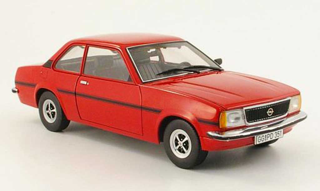 Opel Ascona B 1/18 Sun Star B sr red 1975 diecast model cars