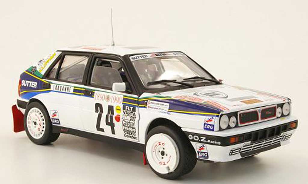 Lancia Delta HF Integrale 1/18 Sun Star HF Integrale no.24 lucky strike rallye monte carlo 1990 p.roux / p.corthay diecast model cars