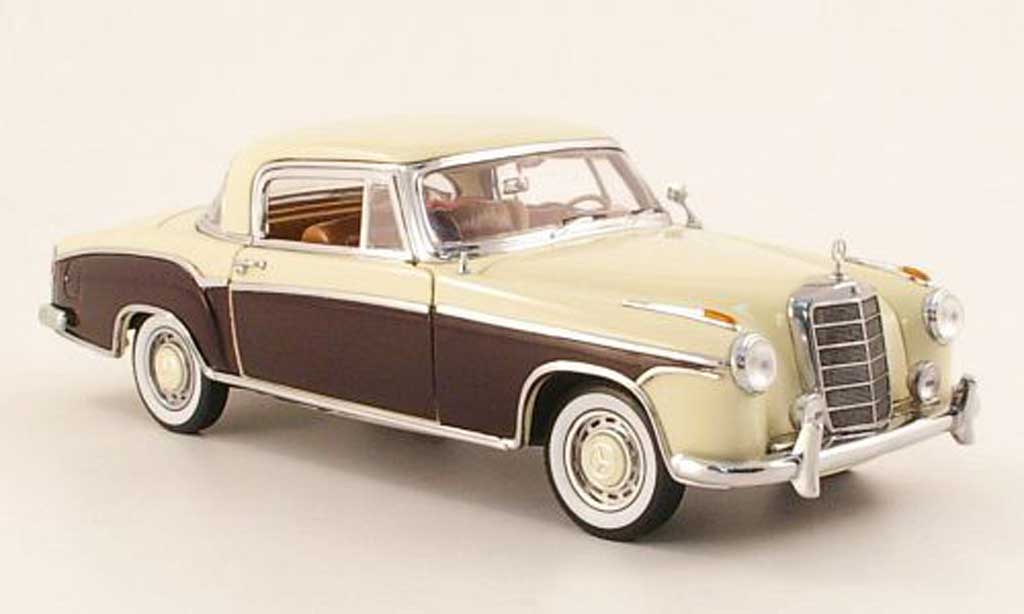 Mercedes 220 1/18 Sun Star se coupe (w 128) beige/brown 1958 diecast model cars