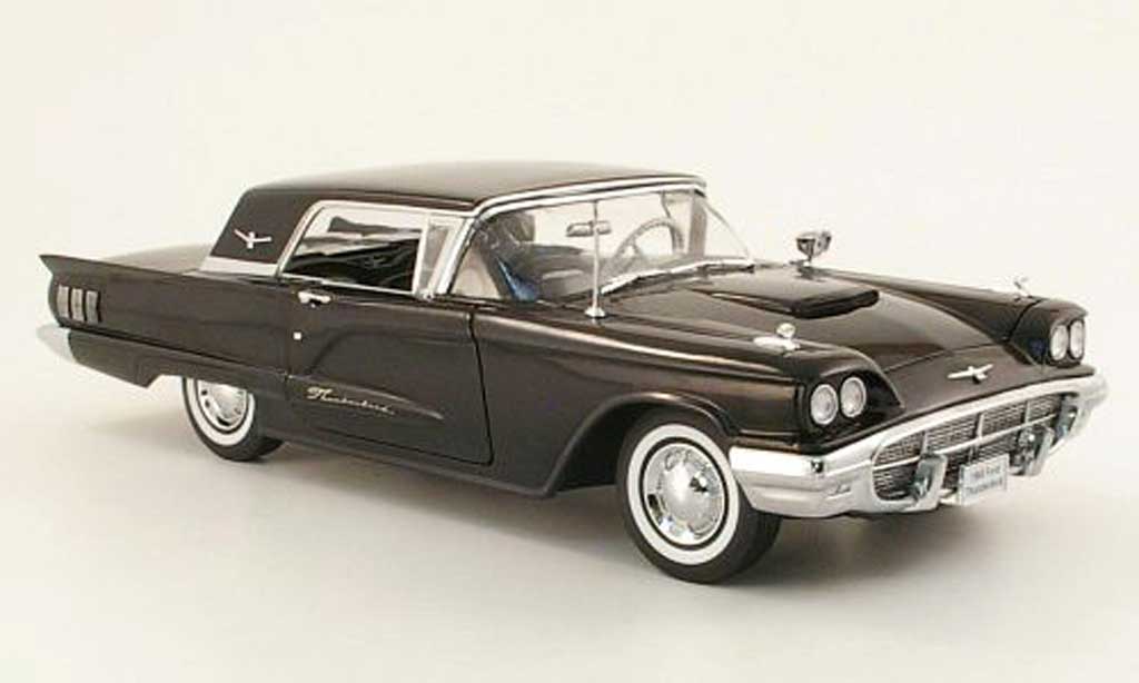 Ford Thunderbird 1960 1/18 Sun Star 1960 Hardtop black diecast model cars