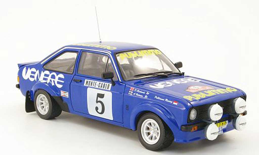 Ford Escort MK2 1/18 Sun Star MK2 rs 1800 no.5 publimmo rallye monte carlo 1980 a.vatanen / d.richards diecast model cars