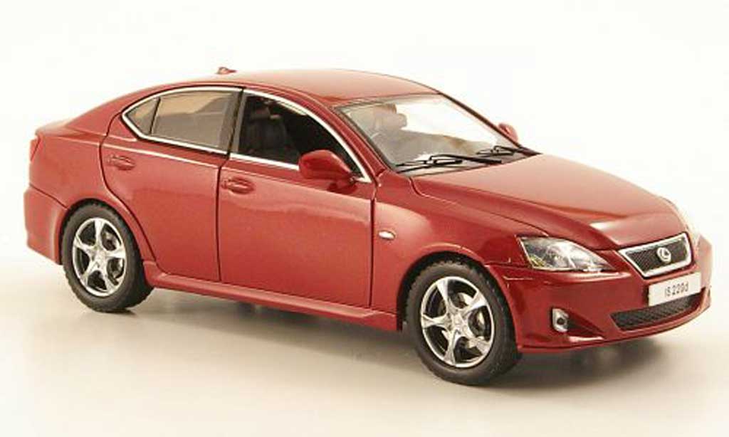 Lexus IS 220 1/43 J Collection 220 d red 2008 diecast model cars