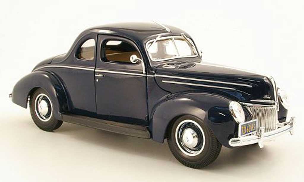 Ford Hot Rod 1/18 Maisto Deluxe Coupe blue 1939 diecast model cars