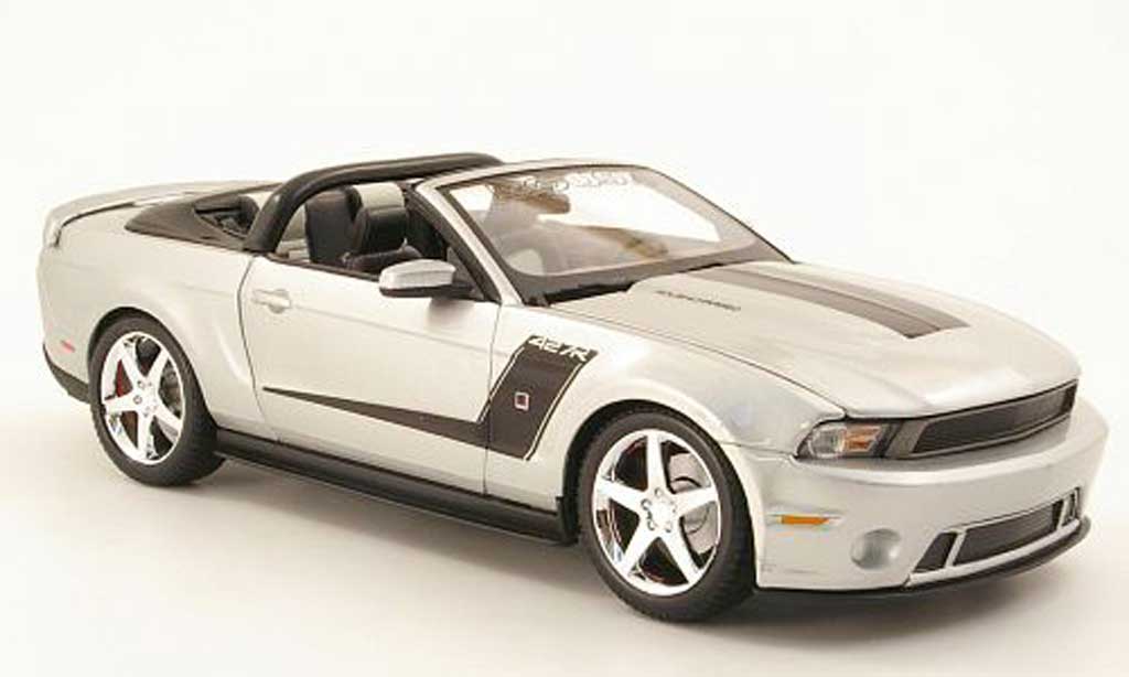 Ford Mustang 2010 1/18 Maisto 2010 roush 427r convertible grey metallisee/black diecast model cars