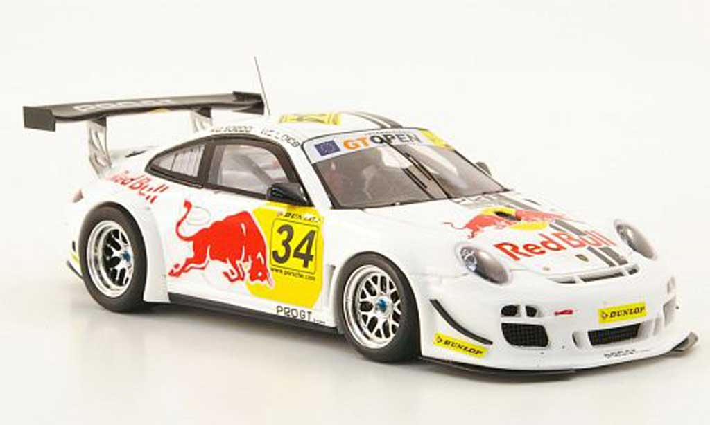 Porsche 997 GT3 1/43 Spark GT3 R 2010 No.34 Red Bull GT Open Barcelona diecast model cars