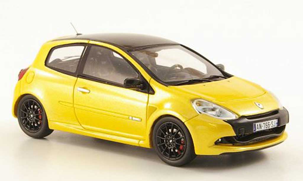 Renault Clio Cup 1/43 Spark Cup R.S. yellow/black 2011 diecast model cars