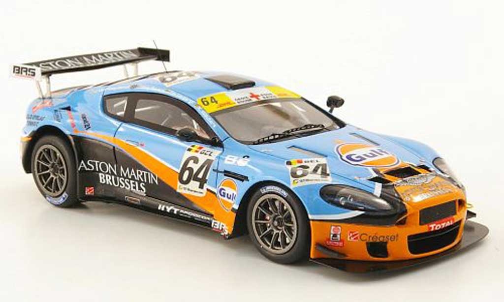 Aston Martin DBRS9 1/43 Spark No.64 Brussels Racing 24h Spa 2010 diecast model cars