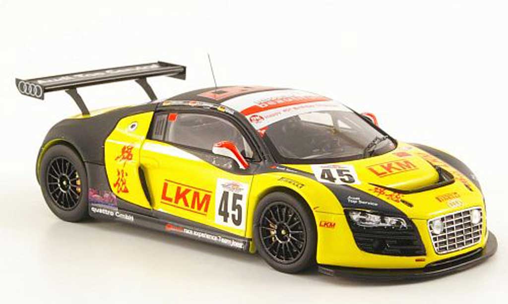 Audi R8 LMS 1/43 Spark LMS No.45 LKM 12h Merdeka 2010 diecast model cars