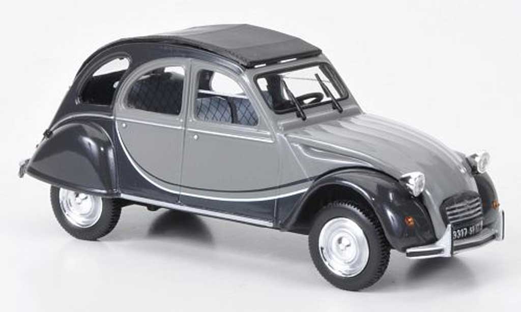 Citroen 2CV 1/43 Norev Charleston grey/grey 1982 diecast model cars