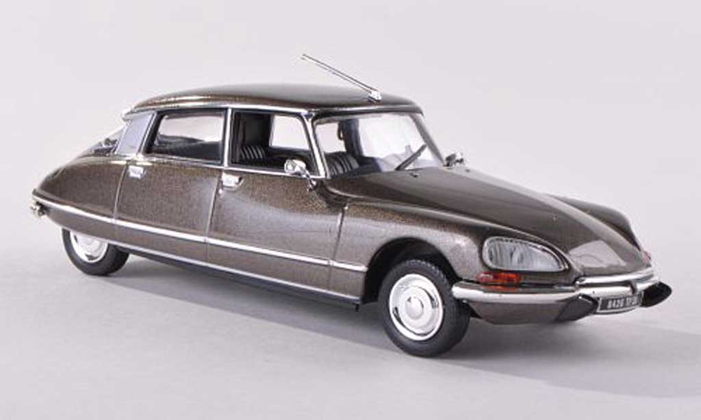 Citroen DS 23 1/43 Norev 23 Pallas grey-brun 1972 diecast model cars