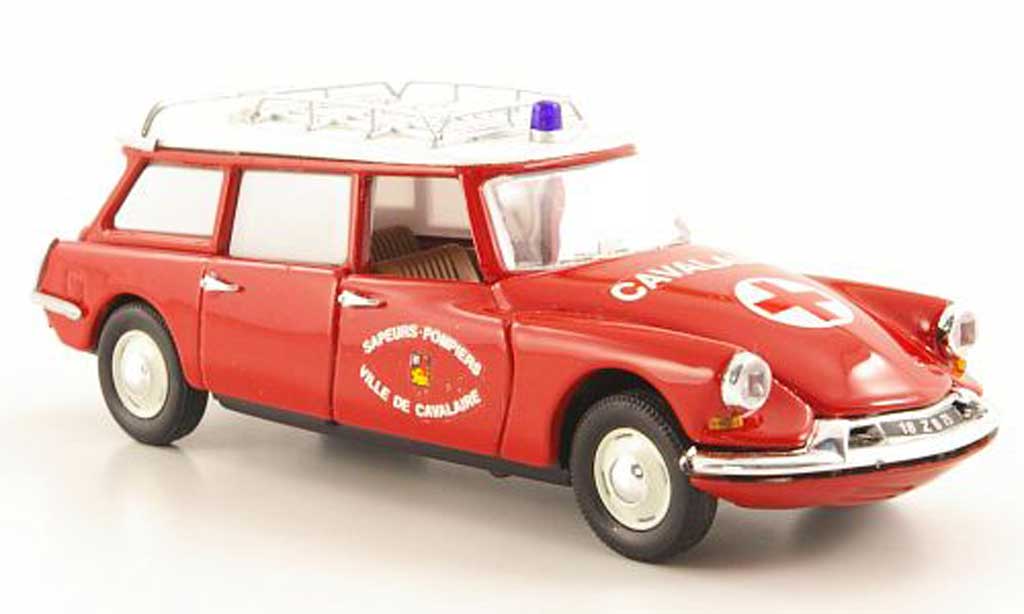 Citroen ID 19 1/43 Rio Estate Fire brigadeambulanz - Ville de Cavalaire 1962 diecast model cars