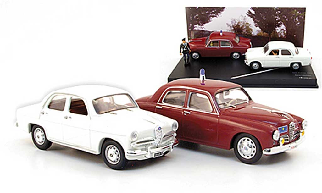 Alfa Romeo 1900 1/43 Rio Police und Giulietta plus Figur 1956 diecast model cars