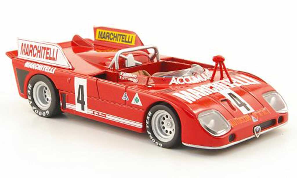 Alfa Romeo 33.3 1974 1/43 M4 1974 TT 3 No.4 Marchitelli Targa Florio diecast model cars