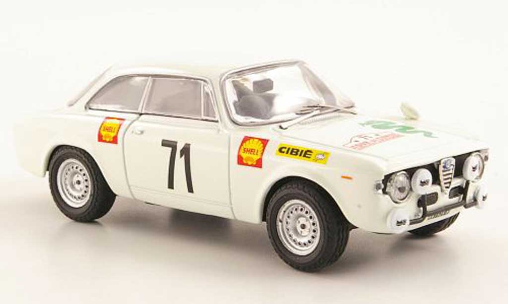 Alfa Romeo Giulia 1600 GTA 1/43 M4 1600 GTA No.71 Tour de Corse 1969 diecast model cars