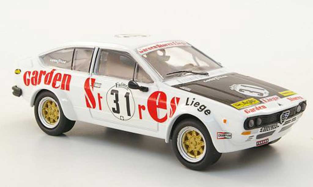Alfa Romeo GT 2.0 1/43 M4 V 2.0 No.31 Garden Stores Spa 1976 diecast model cars