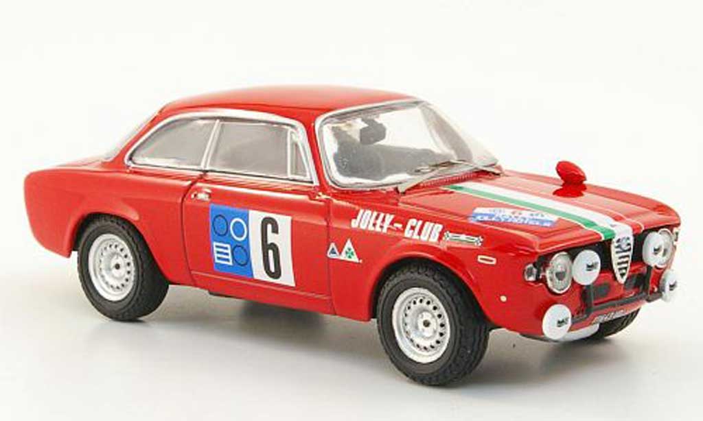 Alfa Romeo Giulia 1600 GTA 1/43 M4 1600 GTA No.6 Pergusa 1965 diecast model cars