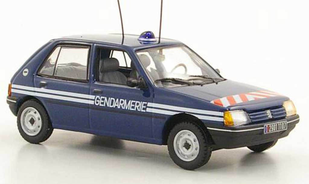 Peugeot 205 1/43 Norev Gendarmerie 5-portes 1988 diecast model cars