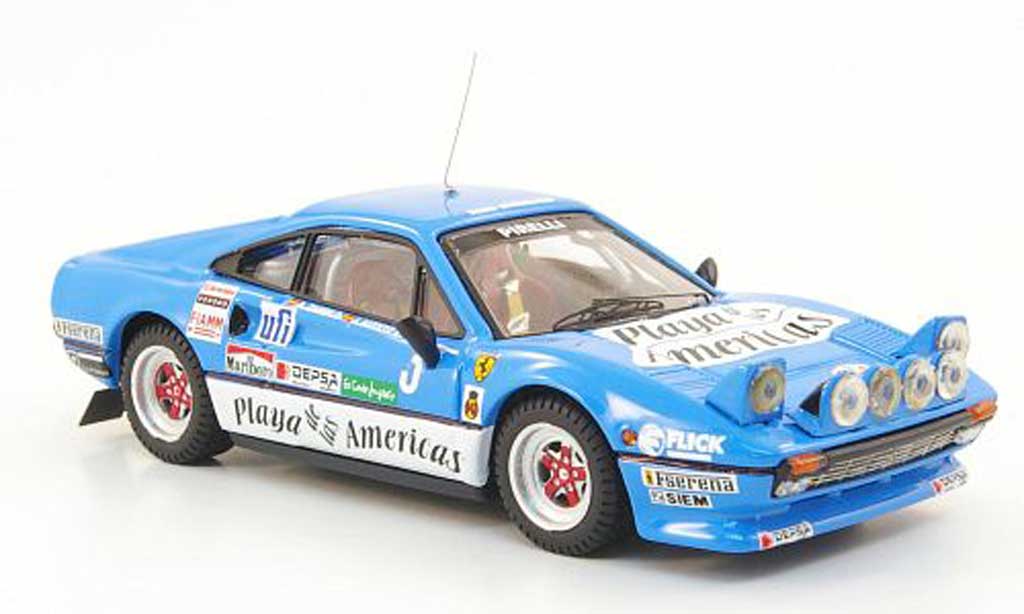 Ferrari 308 GTB 1/43 Best GTB No.3 Rally de Conte Ingles 1983 diecast model cars