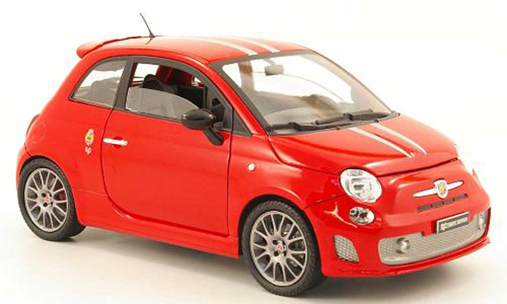 Fiat 695 1/18 Mondo Motors abarth tributo ferrari red/grey metallisee diecast model cars