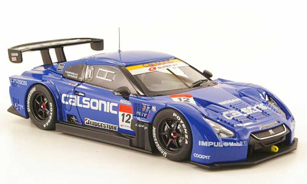Nissan Skyline 1/43 Ebbro GT-R No.12 Calsonic Super GT500 Fuji 2010 diecast model cars