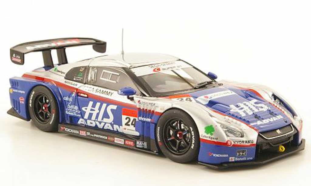 Nissan Skyline 1/43 Ebbro GT-R No.24 Advan Super GT500 Fuji 2010 diecast model cars