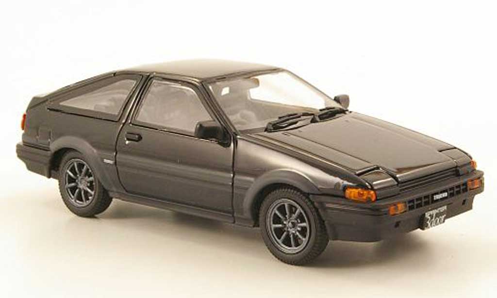 Toyota Trueno 1/43 Ebbro Sprinter (AE86) black/grey diecast model cars