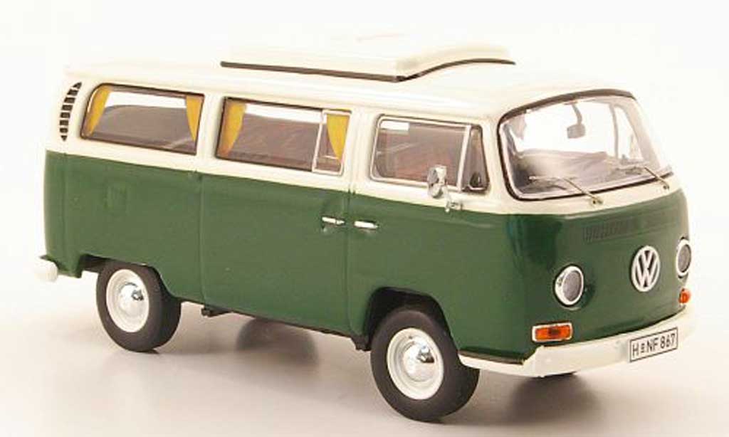 Volkswagen T2 A 1/43 Premium ClassiXXs A Campingwagen grun/white 1967 diecast model cars