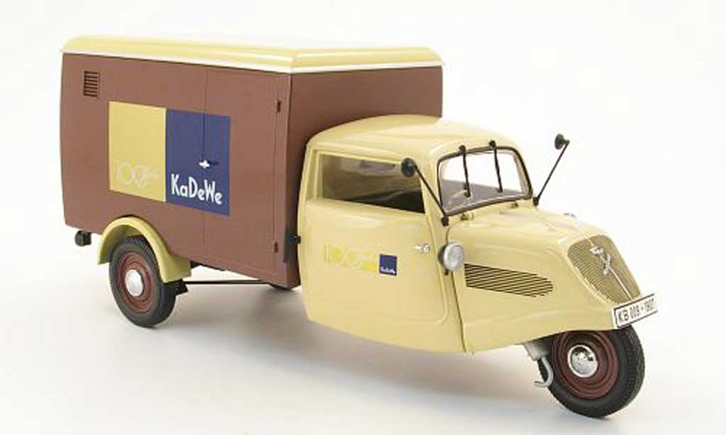Tempo Hanseat 1/18 Minichamps kasten 100 ans kadewe 1952 diecast model cars