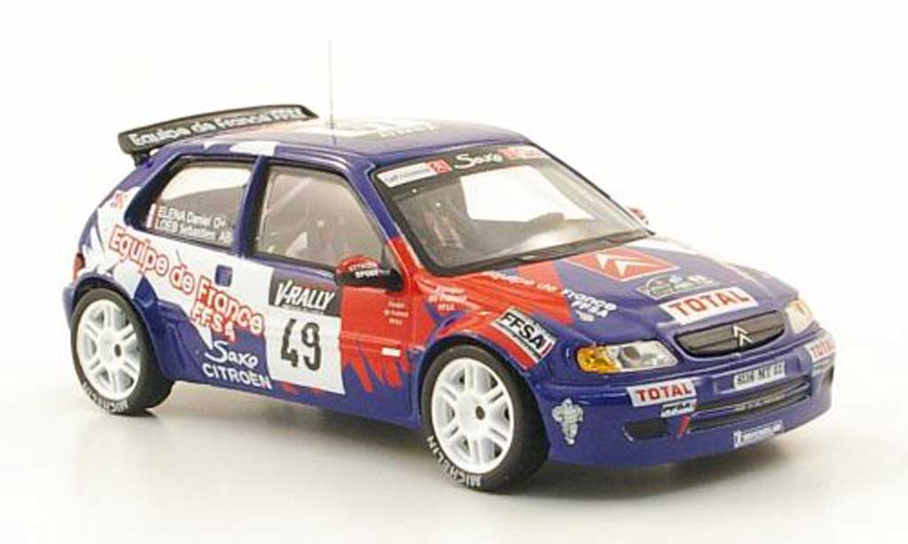 Citroen Saxo Kit Car 1999 1/43 Hachette Kit Car 1999 No.49 Total Tour de Corse diecast model cars