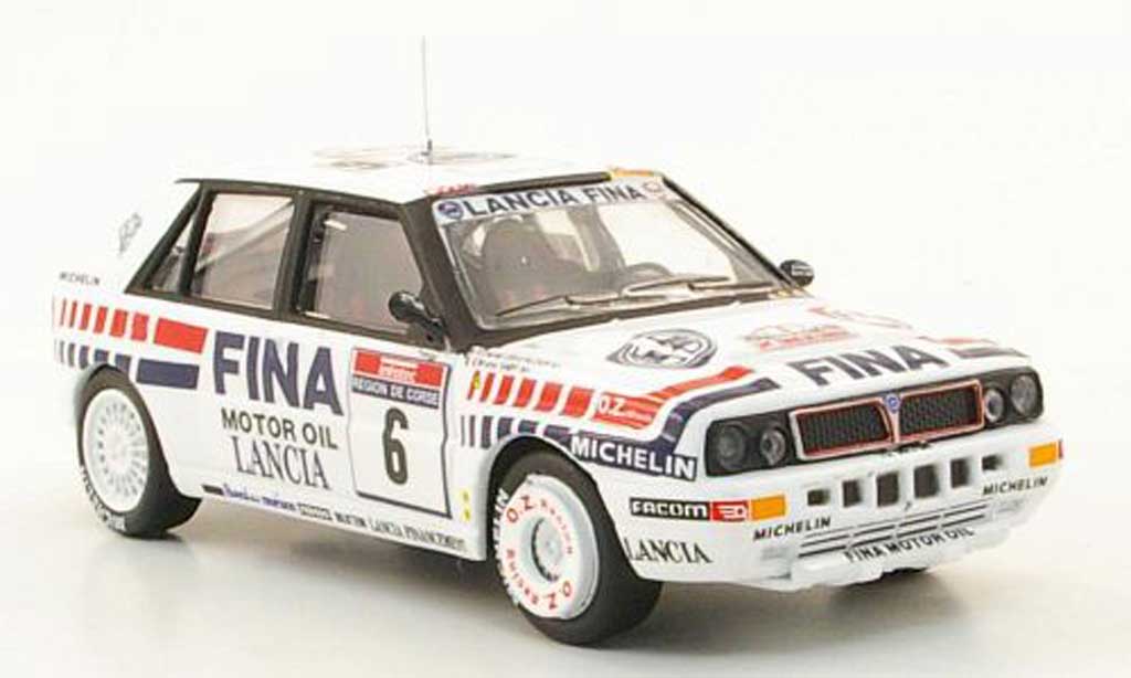 Lancia Delta HF Integrale 1/43 Hachette HF Integrale 16V No.6 FINA Tour de Corse 1990 diecast model cars