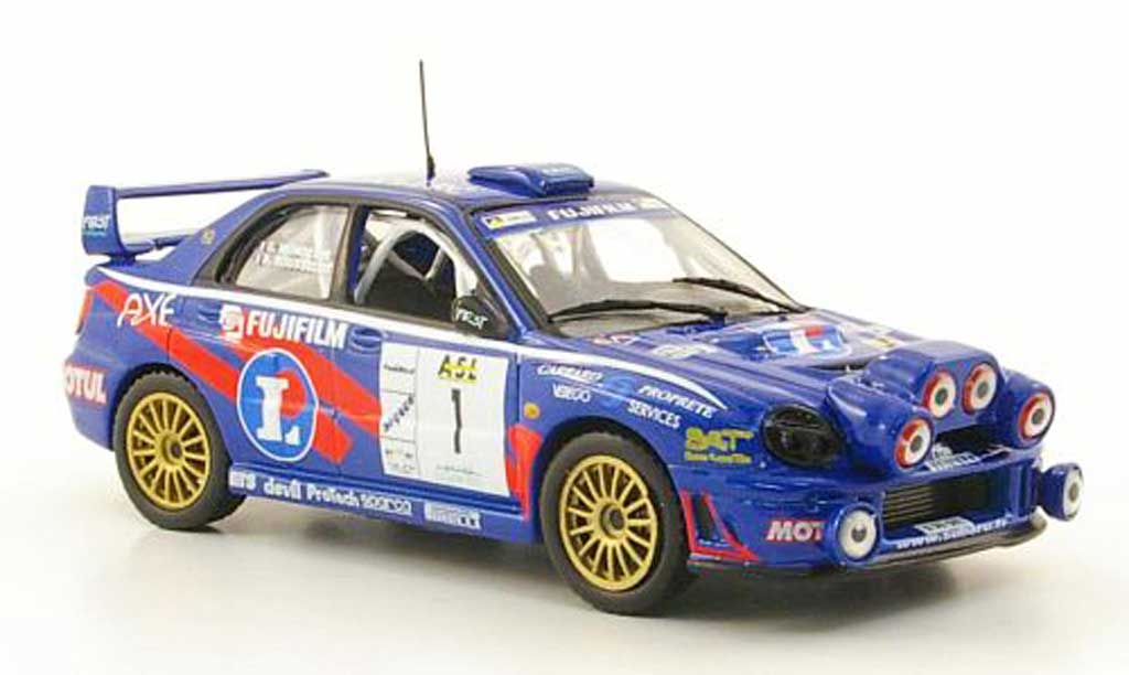 Subaru Impreza WRC 1/43 Hachette WRC No.1 Rally Lyon Charbonnieres 2002 diecast model cars