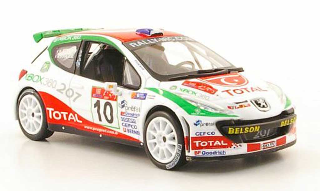 Peugeot 207 S2000 1/43 Hachette S2000 No.10 Total Rally Istanbul 2007 diecast model cars