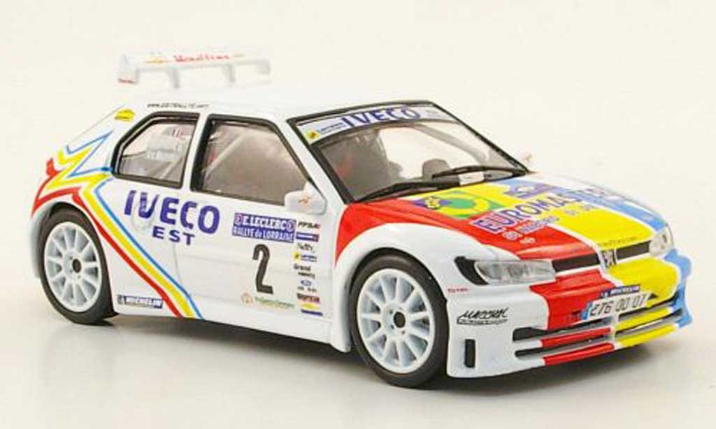 Peugeot 306 Maxi 1/43 Hachette Maxi No.2 Iveco Rally de Lorraine 2007 diecast model cars
