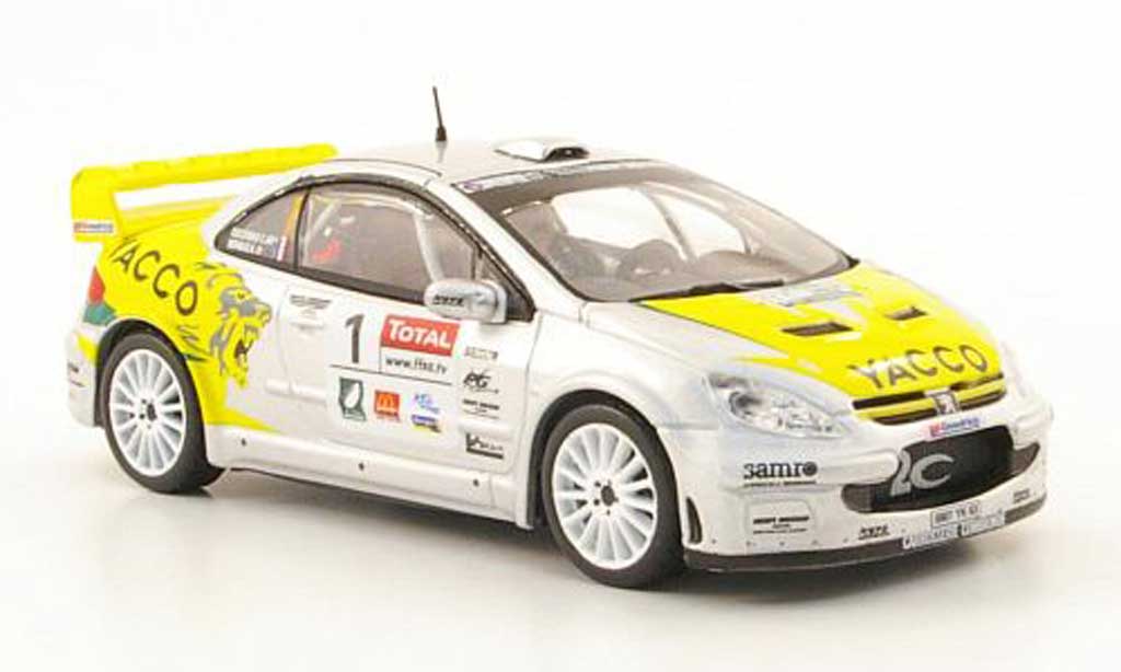 Peugeot 307 WRC 1/43 Hachette WRC No.1 Yacco Rally du Limousin 2008 diecast model cars
