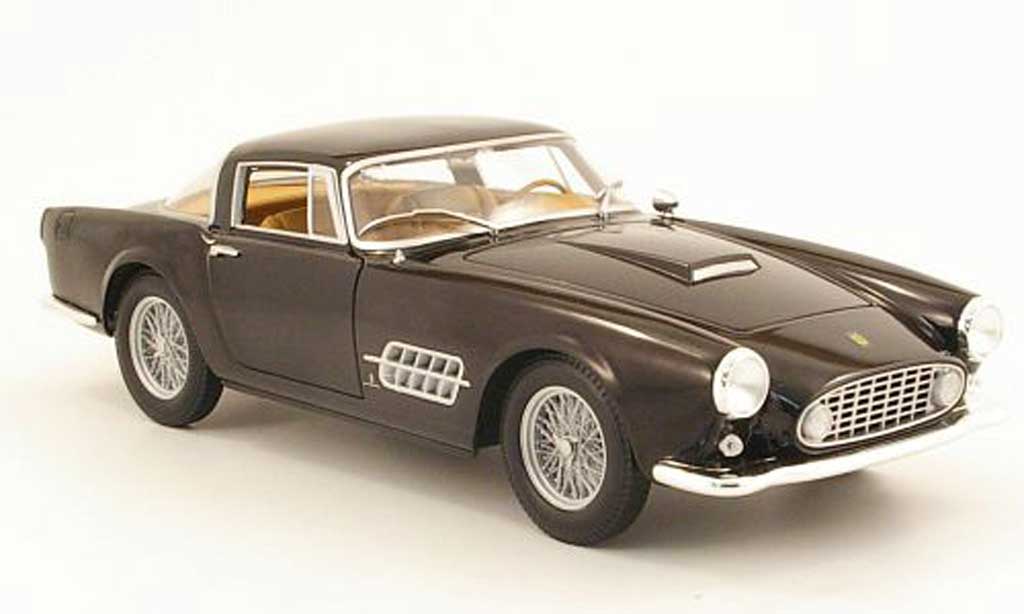 Ferrari 410 1/18 Hot Wheels superamerica black diecast model cars