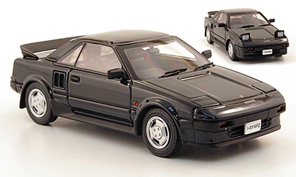 Toyota MR 1/43 Ebbro 2 (AW11) grun 1984 diecast model cars