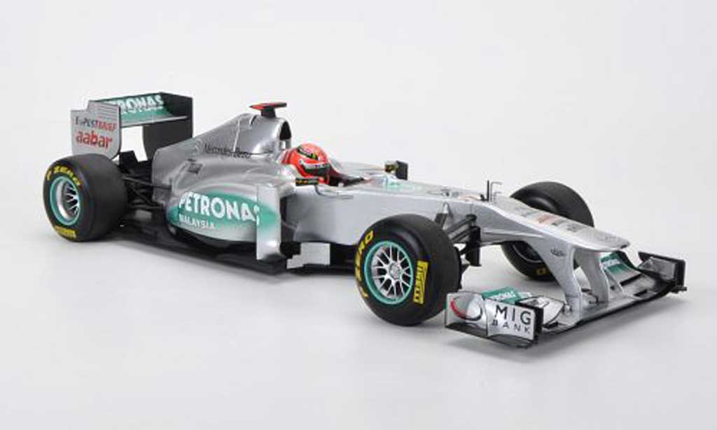 Mercedes F1 1/18 Minichamps MGP W02 No.7 Petronas M.Schumacher Saison 2011 diecast model cars